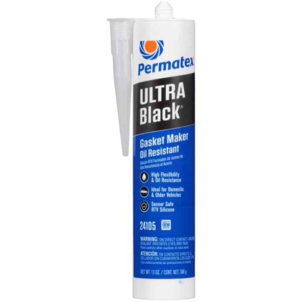 24105 Permatex Ultra Black 13 Oz. Caulk Tube | 24105 Permatex Ultra ...