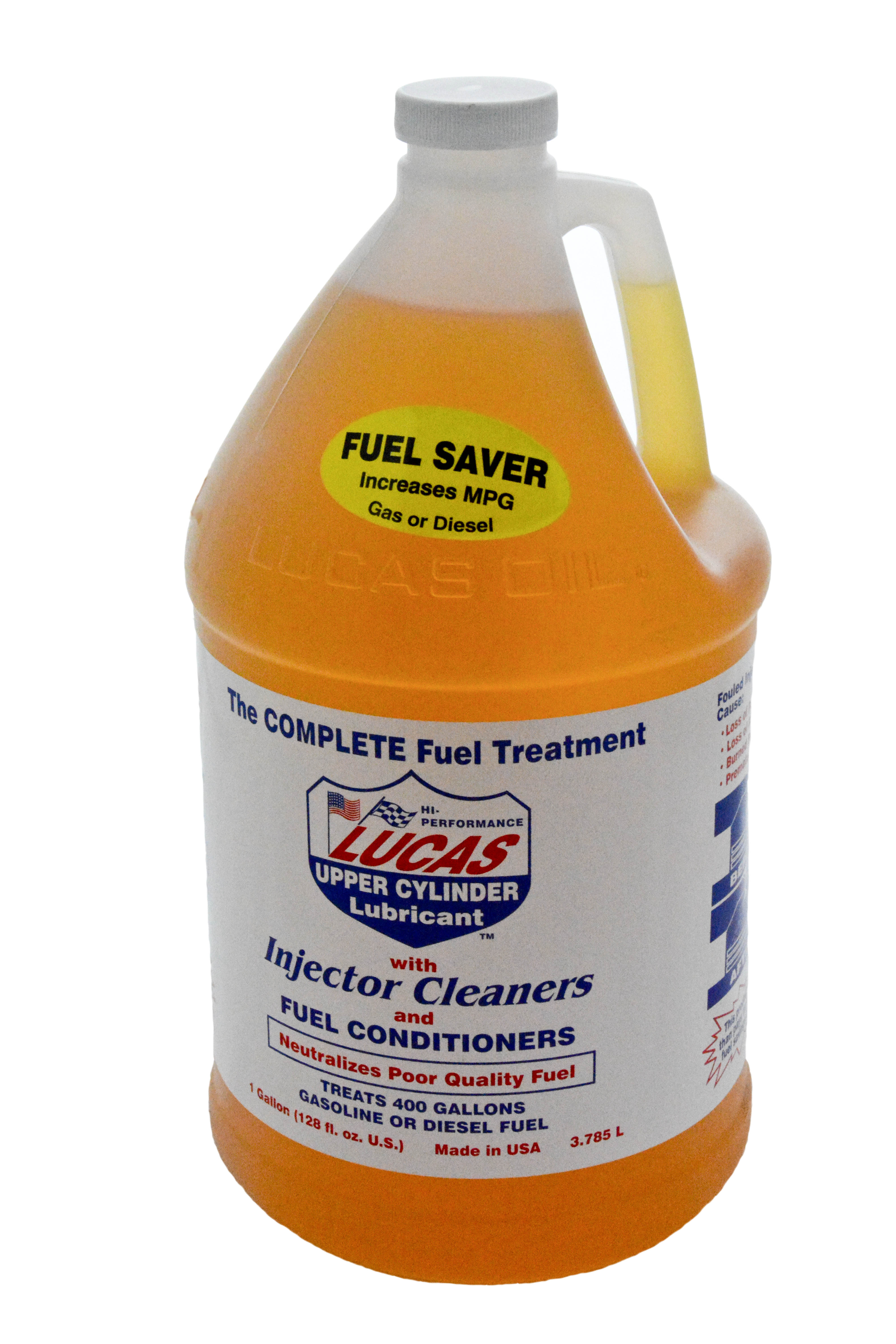 Lucas Fuel Treatment Cylinder & Injector Cleaner - 1 Gallon - 4